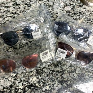 FOSSIL 4 pair sunglasses bundle. All authentic and genuine pairs. Original 100%